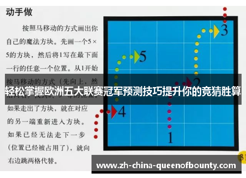 轻松掌握欧洲五大联赛冠军预测技巧提升你的竞猜胜算